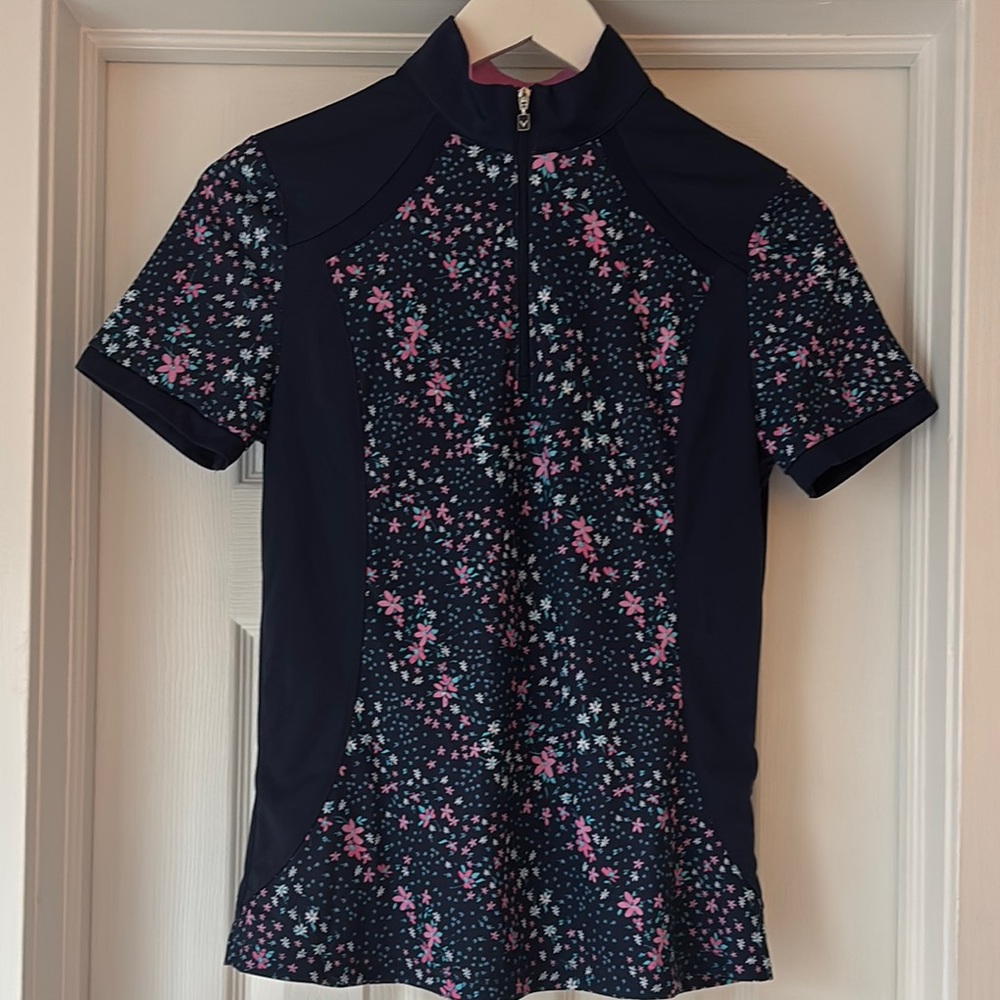 Floral Navy Women's Top